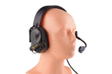 Earmor M32 aktiva hörselskydd med mikrofon - Olive Drab