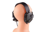 Earmor M32 aktiva hörselskydd med mikrofon - Olive Drab