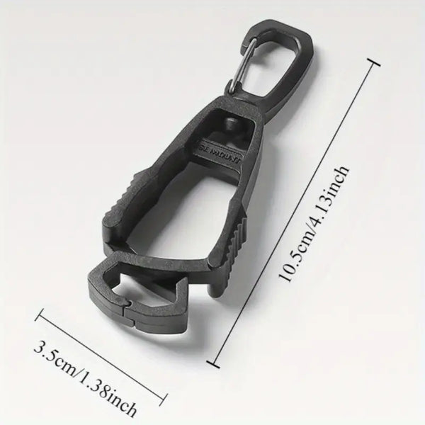 Utrustningsclip - svart