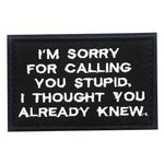 Patch im sorry for calling you