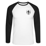 SAR Baseball långärmad t-shirt - vit/svart