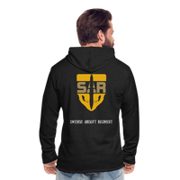 SAR Tunn hoodie - kolgrå