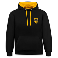 SAR Hoodie - Kontrast - svart/guld