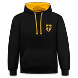 SAR Hoodie - Kontrast - svart/guld