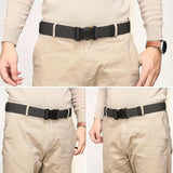 Stretchbälte med snabb-spänne - grå