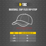 M-TAC Baseballkeps Flex Rip-stop - Army Olive - S/M
