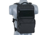 8-fields Ryggsäck med Molle front panel - Svart
