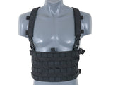 8-fields Ryggsäck med Molle front panel - Svart