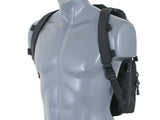 8-fields Ryggsäck med Molle front panel - Svart