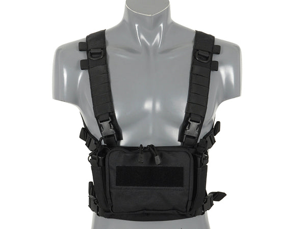 8-fields Multi-misson chest rig - Svart