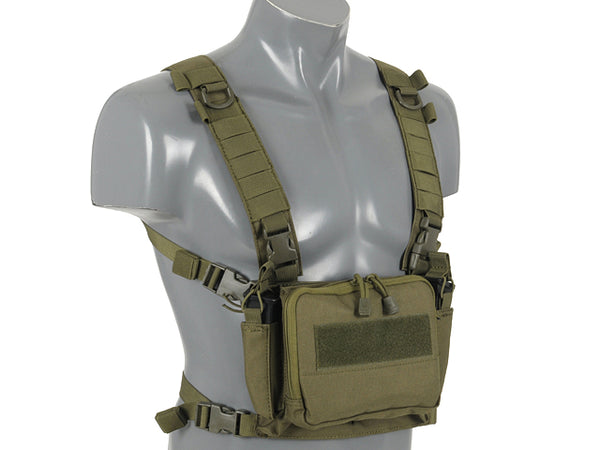 8-fields Multi-misson chest rig - OD