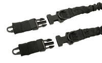 8 Fields 2punkt/1punkt-Sling med bungee - svart