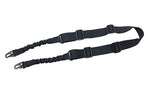8-Fields 2-punkt Tactical Sling - Bungee - Svart
