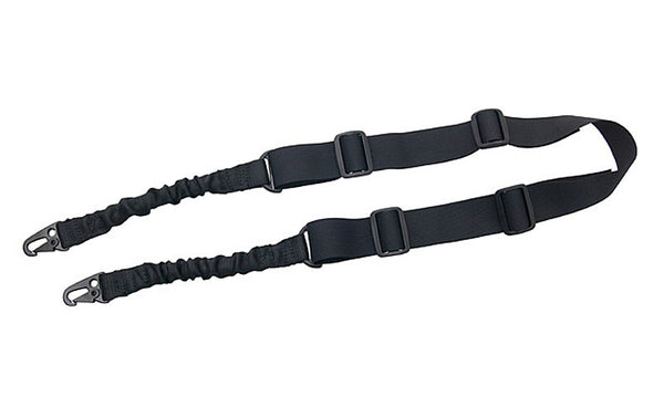 8-Fields 2-punkt Tactical Sling - Bungee - Svart