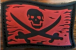 TRG pirate flag patch