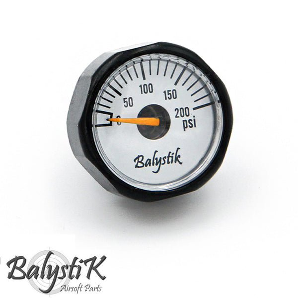 Balystik manometer 200psi för HPA-regulator