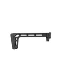 Battleaxe Folding polymer stock med picatinny adapter - svart