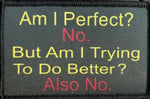 Patch Am I perfect