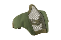 UTT Stalker EVO munskydd med mjuka sidor - hjälmfäste - Olive Drab