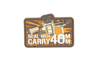 GFC 3D-patch REAL MEN CARRY 40MM