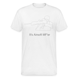 Airsoft MF'er T-shirt herr - white