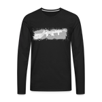 KALASH Långärmad premium-T-shirt herr - black