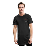 Urban lång T-shirt herr INYA - black
